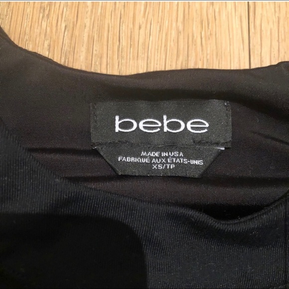 Bebe black cutout crop top - Picture 5 of 5